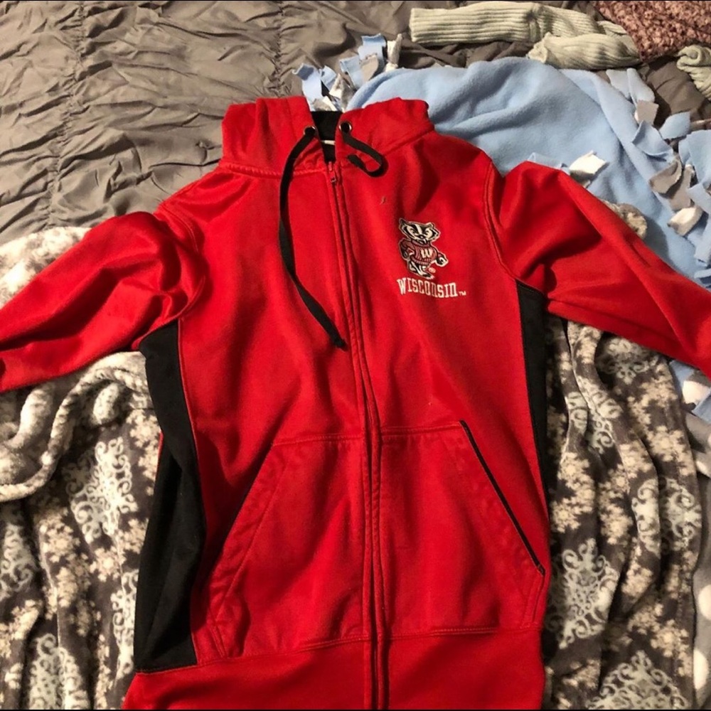 UW-Madison zip up sweater